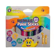Little Brian - Paint Sticks - Metallic 6 Pk