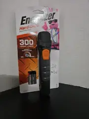 Energizer HardCase Professional 300 Lumen LED Task Flashlight Batteries INCLUDED