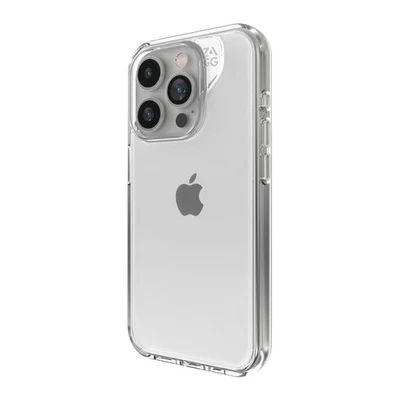 ZAGG Crystal Palace iPhone 15 Pro Clear Phone Case - Drop Protection (13ft/4m)