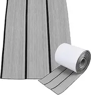 Boat Flooring EVA Foam Decking Sheet, Non-Slip Marine Boat Deck Carpet, Self-Adhesive Comfort Floor Mats for Boat Motorboat RV Yacht Kayak Golf Cart Indoor, 94.5x6.7inch