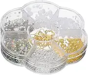DRESSOOS Nail Art Charms Pearl Gems Kit DIY Nail Decorations for Women for Professionals Beginners for Daily Wear Special Occasions
