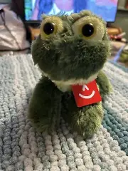 Aurora Frolick Frog Green Stuffed Animal Plush Toy 8”31735