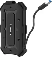 External Enclosure | ineo | for 2.5 Inch SATA SSD/HDD | 6 Gbit/s USAP SATA I II III USB 3.2 Gen1 | Splashproof IP66 | Integrated USB Cable | T2566-II