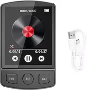 Bluetooth 5.0 MP3 Player with 1.77" HD Screen Support 128GB Micro SD Card (Not Included) Multi-Functional Music Player