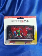NINTENDO 3DS ZELDA OCARINA OF TIME - CRYSTAL ARMOR CASE - NUOVO NEW BLACK