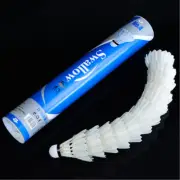 12 pcs Professional Real Feather Premium Shuttlecock Badminton Ball Blue Pack