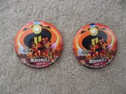 2 New Disney Pixar Incredibles 2 "It's An Incredible Summer" Release Button