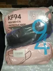 Set Of 94 Pink * Black Masks