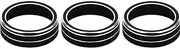 POEXIR for Skoda, for Superb, for KODIAQ, for Octavia, A7 Car Air Conditioner Switch Knob Trim Cover Ring Interior Accessories Car Air Conditioner Knob(Color:Modle A,Size:Black)