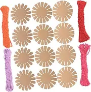 Beatifufu 1Set Basket Weaving Materials Kit Cards Twine DIY Craft Supplies for Creative Projects
