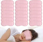 100 Pcs Disposable Eye Mask Bulk Pink Sleep Mask Polyester Sleeping Mask with Elastic Adjustable Strap Soft Eye Cover Shade Cover Blindfolds for Women Sleeping Pajama Party Bachelor Party Games