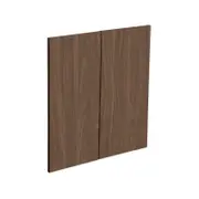 Kaboodle Walnut Modern Corner Base Cabinet Door - 2 Pack