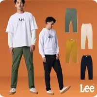 在飛比找momo購物網優惠-【Lee 官方旗艦】男裝 休閒褲 / 抽繩 鬆緊腰頭 共4色