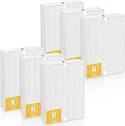 HPA300 HEPA Filter R Replacement Compatible with Honeywell Air Purifier HPA100/200/300 and 5000 Series, 6 Pack Honeywell R Filters (HRF-R3 & HRF-R2 & HRF-R1)