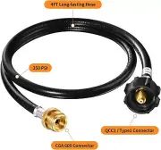 4-15FT Propane Adapter Hose 1Lb to 20Lb Connection for Weber Blackstone Coleman