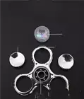 LED Light Up Fidget Spinner - Glow in the Dark Hand Spinner Toy for Stress Relie