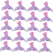 KONTONTY Mermaid Napkins Set 20pcs Beach Birthday Party Decorations Mermaid Party Supplies Ocean Theme Tableware