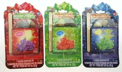 Growing Crystals ~ Cristaux Croissants ~ 3 Pack