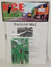 NCE #151 Switch8 Mk2 Stall Motor Switch Machine Controller NEW