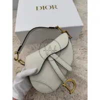 在飛比找蝦皮購物優惠-DIOR 迪奧 馬鞍包 SADDLE 顆粒小牛皮迷你馬鞍袋連