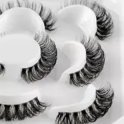 False Eyelashes Russian Strip Lashes, D/DD Curl Mink Lashes, Natural False Lashe