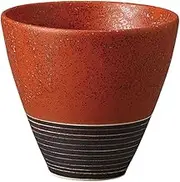 Ale-net (Ale-net) 3.9 x 3.6 inches (10 x 9.2 cm), Approx. 11.8 fl oz (350 cc), Kunie Red Matte Shochu Cup, Pottery, Dishwasher Safe, Microwave Safe, Mino Ware, Made in Japan