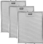 SPARES2GO Metal Mesh Filter for AEG Baumatic Cooker Hood/Extractor Fan Vent (Non-Universal, Pack of 3 Filters, Silver, 318 x 258 mm)
