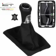 ICT shift gear knob gaiter boot for Ford Mustang leather black A98