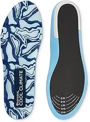 [Sof Sole] Cool Climate Insoles with Arch Support for Cool, Dry Feet and Blister Prevention