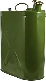 MUCKLILY 1pc Oil Barrel Gas Cans Gas Tank 10l Gasoline Container Standby Gasoline Barrel Oil Storage Container Oil Storage Can Oil Container 10l Fuel Tank Tinplate Green