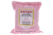 Micellar Makeup Removing Towelettes - Rose Water by Burts Bees for Unisex - 30 Count Towelettes