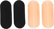 [SAFIGLE] 2 Pair Shoulder Pads Bra Strap Support Soft Silicone Shoulder Dents Protector