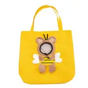 Pet Tote Bag Breathable Exposed Pet Canvas Bag Small bee-shaped cat bag shoulder bag small dog handbag pet dog bag XL size