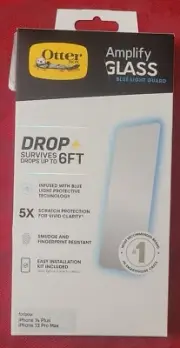 NIB - Otterbox Amplify Glass Blue Light Guard for iPhone 13 Pro MAX/14 Plus