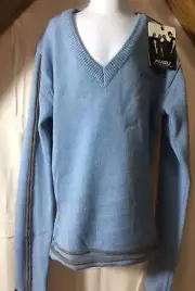 Boys Fubu Pull Over Sweater Size Small New With Tags Light Blue