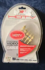 RCA 9 ft HDTV Component Video & Stereo Cable Kit-Gold High Performance