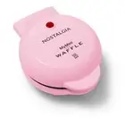 Mini Waffle Maker - Pink- NOSTALGIA Brand New