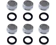 6pcs Water Saving Faucet Filter Accessories Faucet Aerator For Kitchen and Bathroom