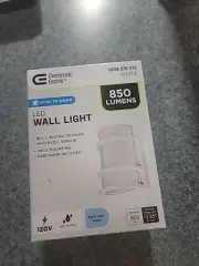 Commercial Electric 850 Lumens LED White Dusk to Dawn Wall Pack Light