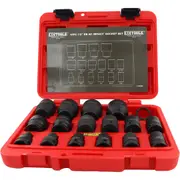 KC Tools 16pc 1/2" Dr AF Impact Socket Set