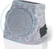 Rock Speakers Outdoor Waterproof Bluetooth Wireless Solar Powered Rock Speakers Rechargeable Battery 2 Pack with 7 Colors and TWS Pair Function for Garden Patio Party Pool(One)
