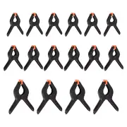 16Pcs Plastic Spring Clamps Set Heavy Clip 6pc 3-1/2", 6pc 4-1/2", 4pc 6"