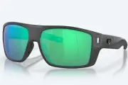 Costa Del Mar - Diego - Matte Gray w/ Green Mirror 580G - CLOSEOUT