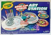 Crayola Spin & Spiral Art Station Geometric Creative Ink Designs w/ Markers NIB