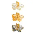 Snack Plate Divided Serving Tray 5 Compartment Multifunctional Home Decor