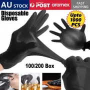 Up 1000pcs Disposable Nitrile Gloves Black Mechanic Blend Powder Free Industry