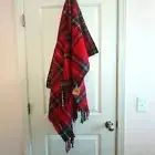 Mud Pie Red Tartan Plaid Throw Blanket New with Tags