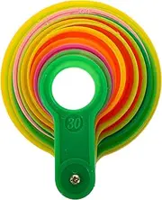 1Set Fruit Diameter Measuring Circles Plastic Gauge Kit for Oranges Peaches Citrus Diameter Range for Fruit Grading and Classification