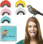Wacky Whistle, Funny Magic Bird Caller Tongue Whistle Warbler - Magic Tweeting Noisemaker Toys Tricks Gag for Producing High Octave Voice