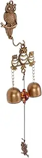 MERRYHAPY Unique Owl Wind Chime Retro Style Metal Decor Hanging Pendant for Shop Home Decor